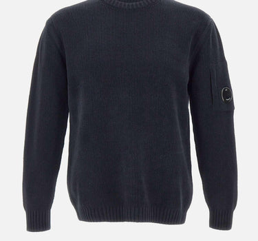 "Cotton Chenille Crewneck Sweater" 19CMKN017A 005558G888 C.P. COMPANY 