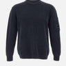 "Cotton Chenille Crewneck Sweater" 19CMKN017A 005558G888 C.P. COMPANY 