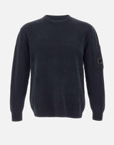 "Cotton Chenille Crewneck Sweater" 19CMKN017A 005558G888 C.P. COMPANY 