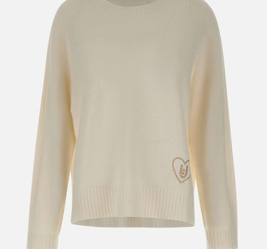 Maglia in misto lana con intarsi MF5444MS76L 10701 LIU-JO 