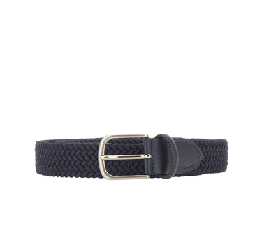 Cintura in tessuto intrecciato ELASTICO RAYON BLU ALBERTOLUTI 