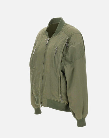 "Symmetrical Bomber jkt" 25ACOW033PA0249 P309 RABANNE 