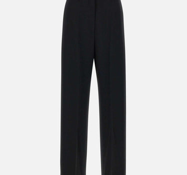 Pantaloni " Casual" in admiral crepe O1109202 001 THEORY 