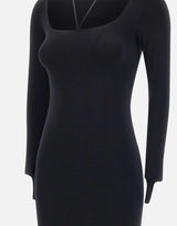 "Sculpting jersey midi dress" PS25191300 004 ANDREADAMO 