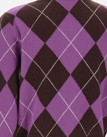 Cardigan Argyle RI5KT007 6006 KAOS 