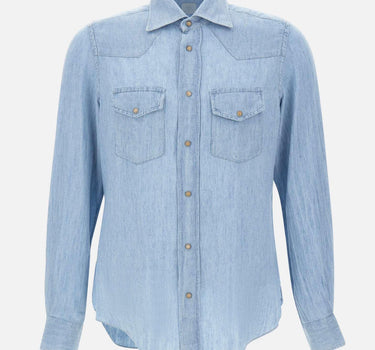 Camicia in misto lyocell M75CAMK02 TES0M14608 ELEVENTY 