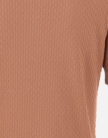 Polo in cotone a punto quadretto PL1MC CR14Q065 FILIPPO DE LAURENTIIS 