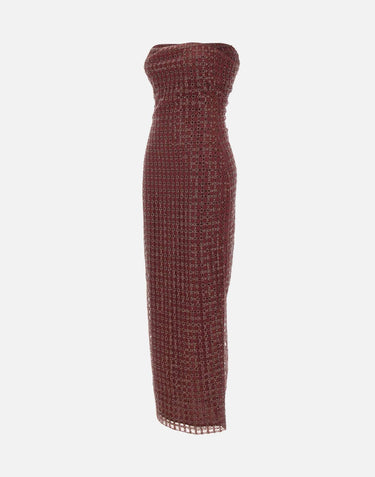 "Beaded maxi tube dress" 115049 2734 ROTATE BIRGER CHRISTENSEN 