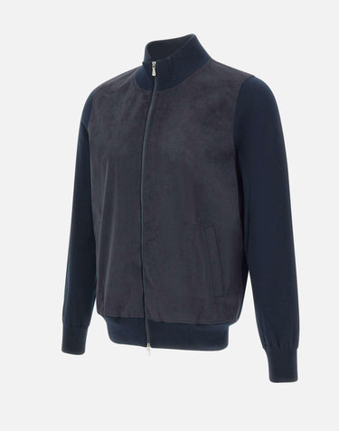 Giacca in cotone e alcantara 57139 18044598 GRAN SASSO 