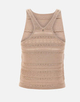 Top in maglia traforata CA6238MA06S A4389 LIU-JO 