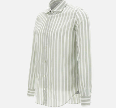 Camicia in cotone e lino K75CAMK01 TES0K1560701 ELEVENTY 