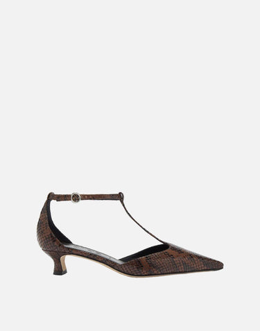 Scarpe con tacco "Liz" PU0596006003 MOKA AEYDE 
