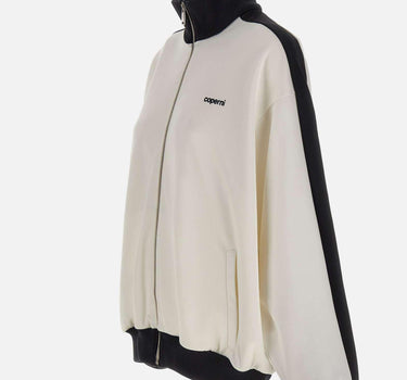 Felpa oversize in misto cotone. COPJS223F3034 WHT COPERNI 