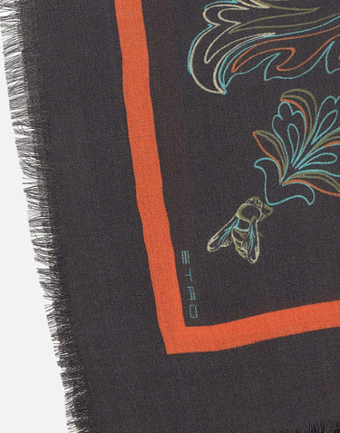 Sciarpa con motivo Narcisi WAYA0001 AKC40X0810 ETRO 