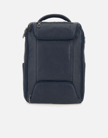 Zaino "S134" in pelle CA6688S134 BLU PIQUADRO 