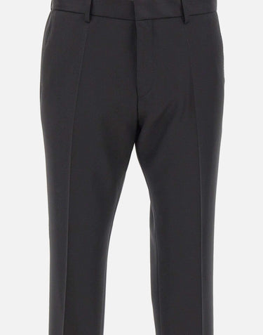 Pantaloni slim fit in serge di lana vergine 50469174 001 BOSS 