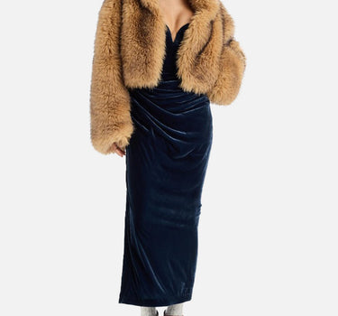 "Faux fur crop  jkt" 114686 1753 ROTATE BIRGER CHRISTENSEN 