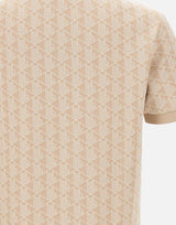 Polo in jacquard con monogramma DH1417 8GI LACOSTE 