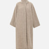 Cappotto in lana emohair W07100680 50LTBROWN MAURIZIO MYKONOS 