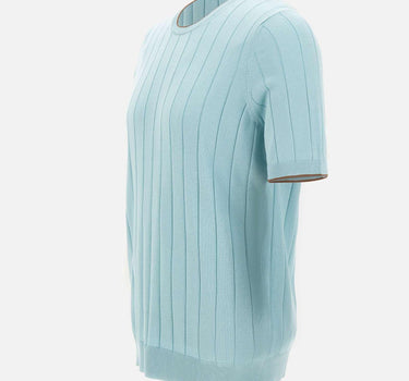 Maglia in seta a maniche corte 43116 23510410 GRAN SASSO 