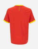 T-shirt in cotone elasticizzato con bandiera 50562134 648 BOSS 