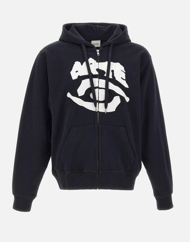 "Eye front zip hoodie" 247HJ 1 ARTE ANTWERP 