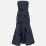 Abito midi con fiori 3D 114592 2318 ROTATE BIRGER CHRISTENSEN 