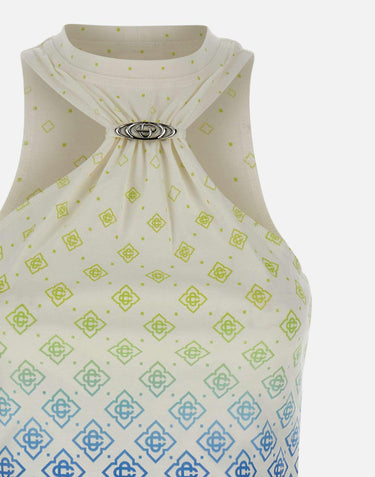 Top "Printed Draped" WSS26JTS071 01 CASABLANCA 