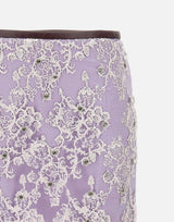 Gonna ricamata con strass BQ001 VIOLET JACQUES WEI 
