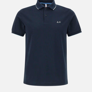 "Small stripes on collar polo" A35110 07 SUN68 