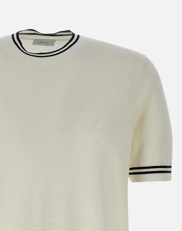 T-shirt in seta e cotone DK87052 NATURALE DIKTAT 