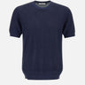 T-shirt in filato di cotone e viscosa 100221 043 KANGRA 