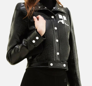 Giacca "Reedition" PERCBL005VY0014 BLACK COURREGES 