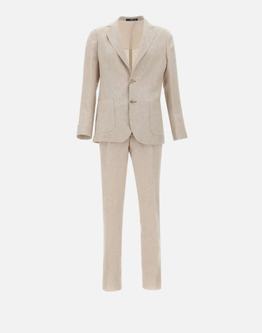 Completo in lino 53060SUIT 0010 BARBA 