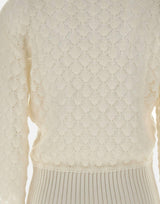 Maglia a punto pizzo 2M639A N0102 BLUMARINE 