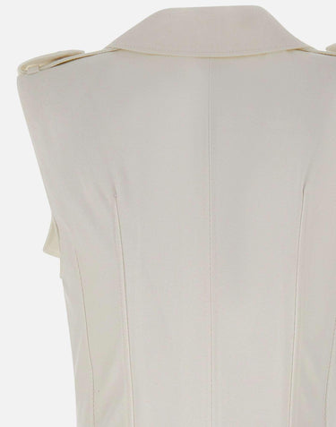 Abito in gabardina di cotone con tasconi AB92861E3 360 ELISABETTA FRANCHI 