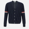 Cardigan "Rib stitch relaxed fit" MKC519A Y1002415 THOM BROWNE 