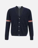 Cardigan "Rib stitch relaxed fit" MKC519A Y1002415 THOM BROWNE 