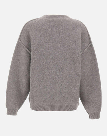 "Gray golden button knit cardigan" MY008 GREY JACQUES WEI 