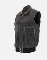 Gilet over in pelle 26EF0W076VA0045 P001 RABANNE 