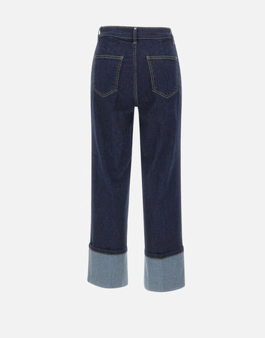 Jeans straight cropped UF5184D4925 77000 LIU-JO 