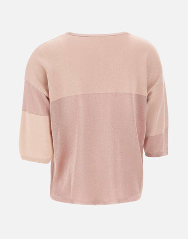 Maglia con intarsio in lurex 197321 008 KANGRA 