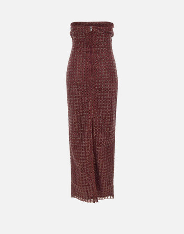 "Beaded maxi tube dress" 115049 2734 ROTATE BIRGER CHRISTENSEN 