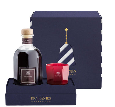 Cofanetto Regalo Fragranza Ambiente 250ml & Candela 80gr "Rosso Nobile" GFT0X16BHBUE2 250D+80C DR.VRANJES FIRENZE 