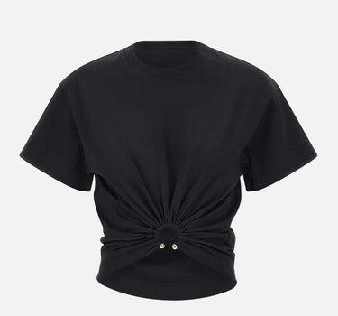 "Cropped tee shirt" 23AJTO539C00485 P001 RABANNE 