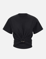 "Cropped tee shirt" 23AJTO539C00485 P001 RABANNE 