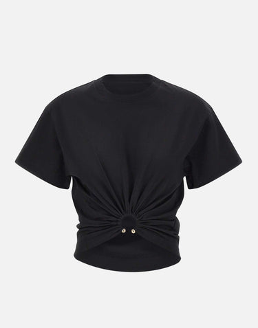"Cropped tee shirt" 23AJTO539C00485 P001 RABANNE 