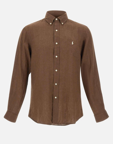 Camicia in lino 710966294 514 POLO RALPH LAUREN 