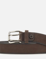 Cintura in nabuk a doppio ardiglione CNK00311 NBKEBANO GIANNI CHIARINI 