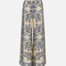 Pantaloni con stampa foulard CA6230TS555 P9652 LIU-JO 